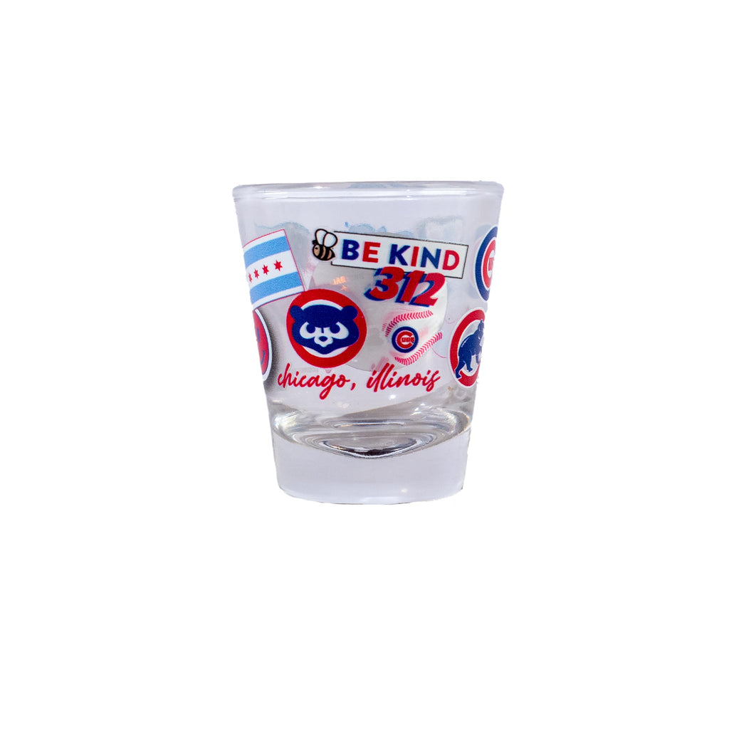 Chicago Cubs 2oz. Native Design Shot Glass product image 4, provided for visual reference and product detail review