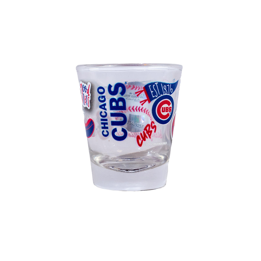 Chicago Cubs 2oz. Native Design Shot Glass product image 2, provided for visual reference and product detail review