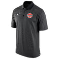 Canada Soccer FIFA Nike Men Black Stadium Stripe Polo T-Shirt product image 1, provided for visual reference and product
