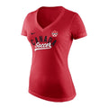 Canada Soccer FIFA Nike Women Red Tri Blend T-Shirt product image 1, provided for visual reference and product detail review