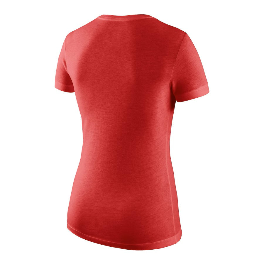 Canada Soccer FIFA Nike Women Red Tri Blend T-Shirt product image 2, provided for visual reference and product detail review