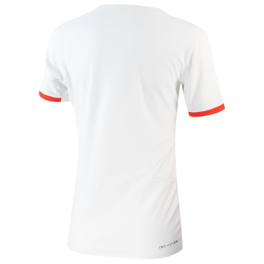 Canada Soccer FIFA Nike Women White 2023/24 Replica Jersey product image 2, provided for visual reference and product detail