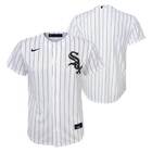 Chicago White Sox Nike Kids 4-7 Pinstripe Replica Jersey product image 1, provided for visual reference and product detail