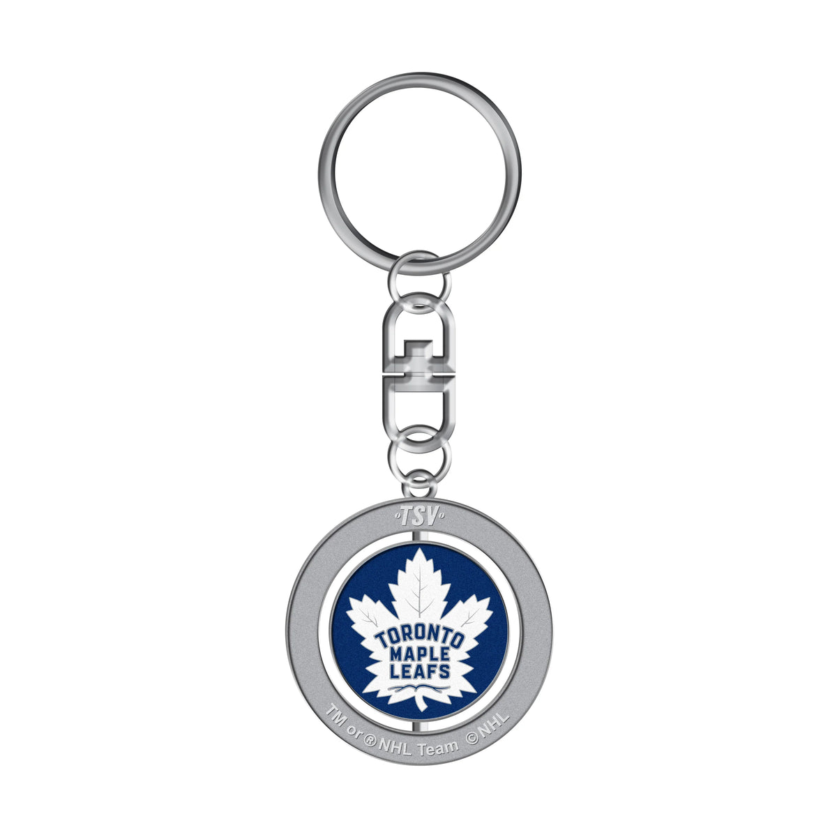 Toronto Maple Leafs NHL TSV Spinner Keychain product image 2, provided for visual reference and product detail review