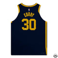 Stephen Curry Golden State Warriors NBA Jordan Brand Navy Autographed Statement Edition Authentic Jersey product image 1,