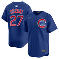 Seiya Suzuki Chicago Cubs Nike Royal Alternate Limited Jersey product image 1, provided for visual reference and product