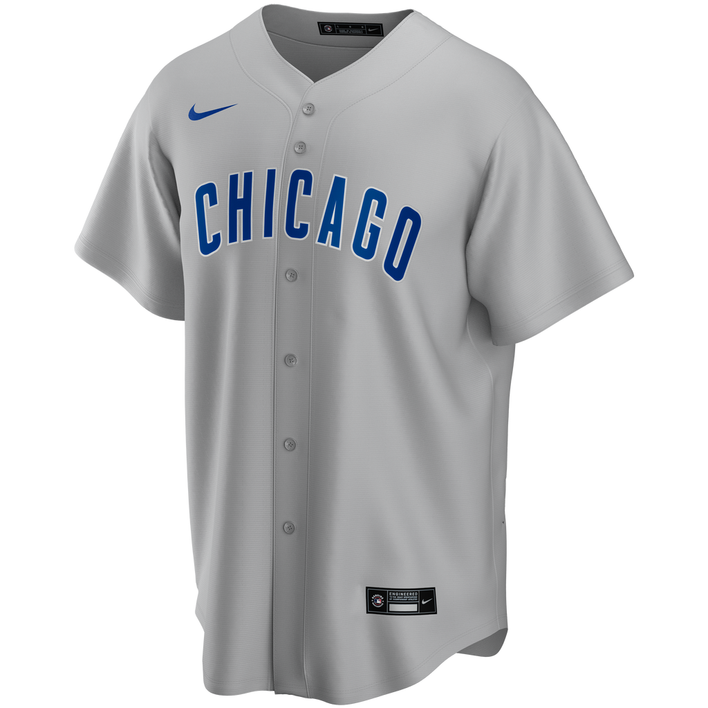 David Ross Chicago Cubs Road Gray Men Replica Jersey product image 3, provided for visual reference and product detail review