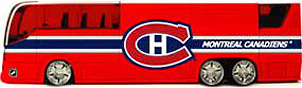 Montreal Canadiens NHL Top Dog 1:64 Tour Bus product image 1, provided for visual reference and product detail review