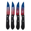 Montreal Canadiens NHL TSV 4 Piece Steak Knife Set product image 1, provided for visual reference and product detail review
