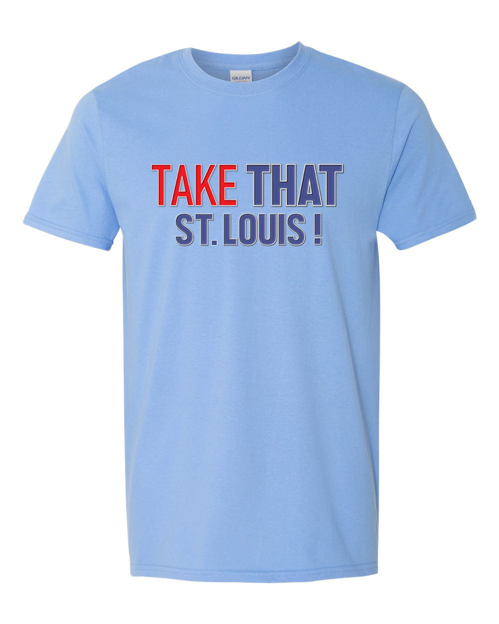 David Kaplan - Take That St. Louis! REKAP Light Blue T-Shirt product image 2, provided for visual reference and product