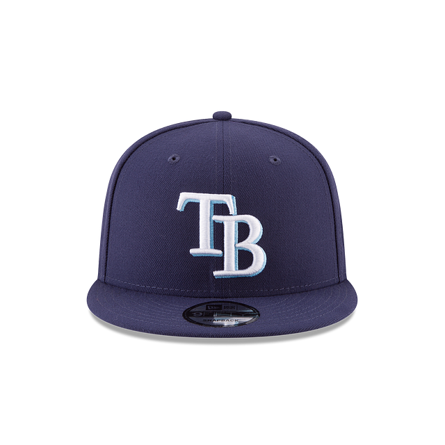 Tampa Bay Rays MLB New Era Men Navy 9Fifty Basic Snapback product image 4, provided for visual reference and product detail