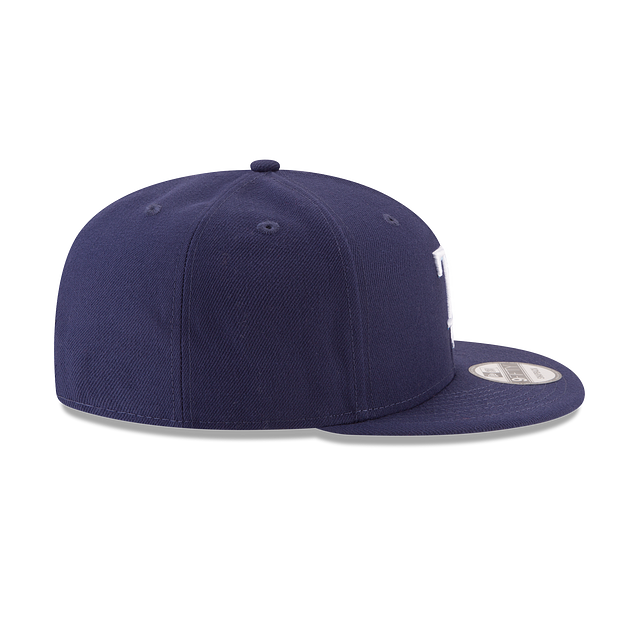 Tampa Bay Rays MLB New Era Men Navy 9Fifty Basic Snapback product image 6, provided for visual reference and product detail