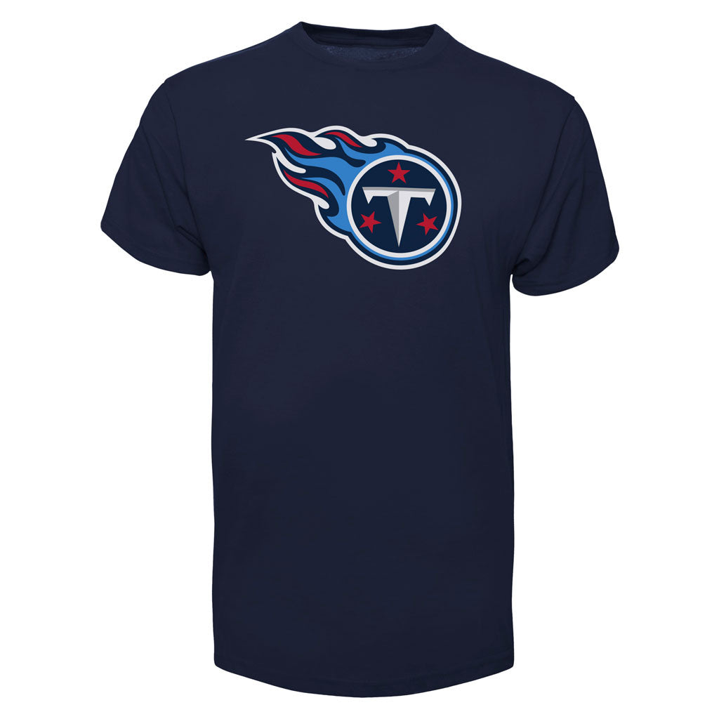 Tennessee Titans NFL 47 Brand Men Navy Primary Logo Fan T-Shirt product image 1, provided for visual reference and product