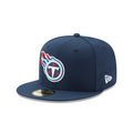 Tennessee Titans NFL New Era Men Oceanside Blue 59Fifty Team Basic Fitted Hat product image 1, provided for visual reference