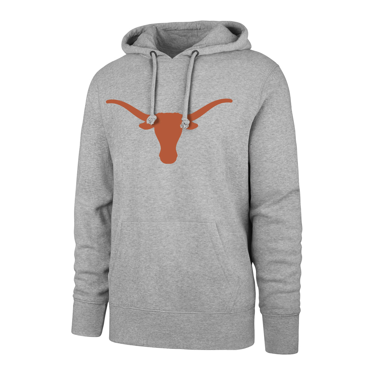 Texas Longhorns NCAA 47 Brand Men Athletic Grey Imprint Headline Pullover Hoodie product image 1, provided for visual