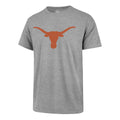 Texas Longhorns NCAA 47 Brand Men Athletic Grey Primary Logo Fan T-Shirt product image 1, provided for visual reference and