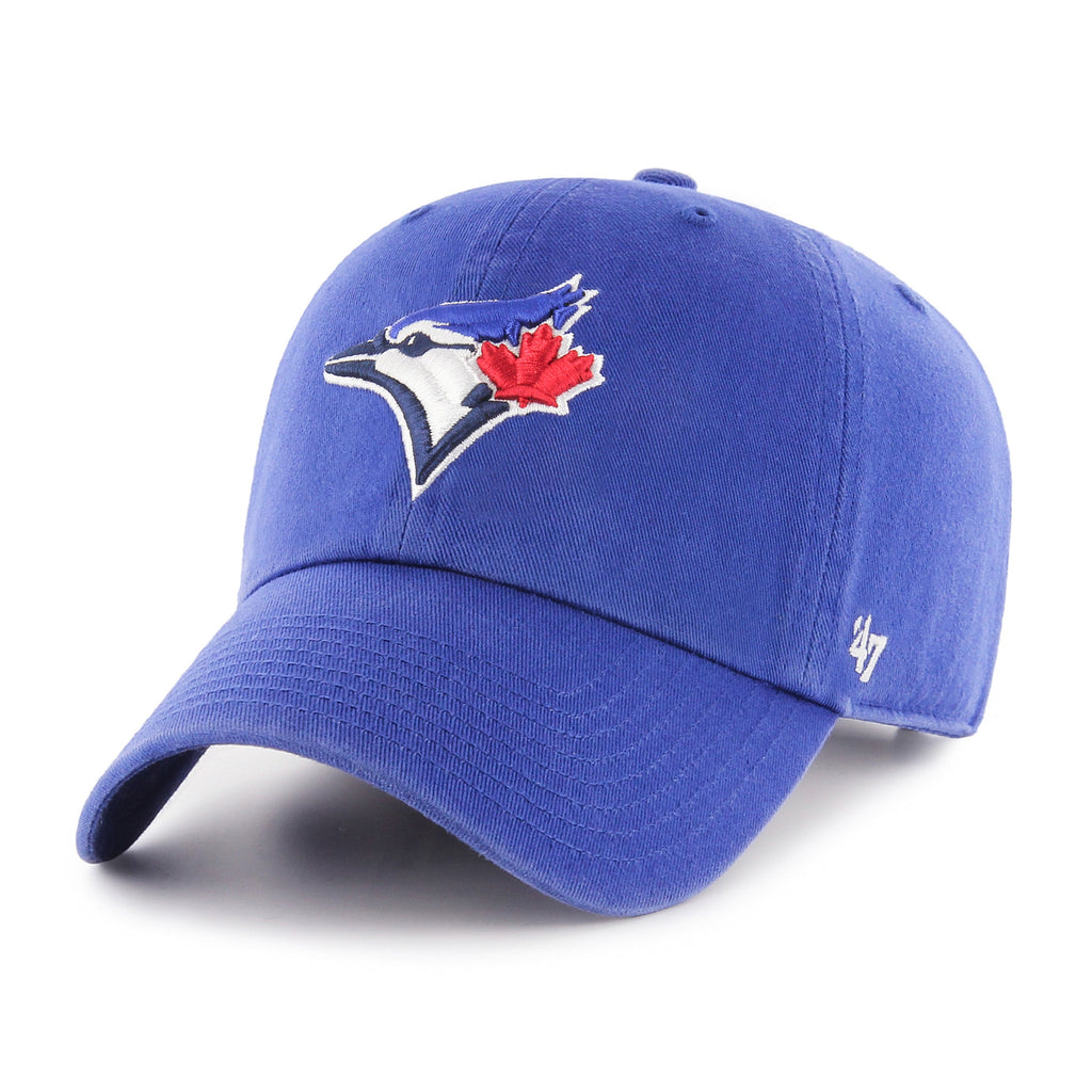 Toronto Blue Jays MLB 47 Brand Men Royal Blue Logo Clean Up Adjustable Hat product image 1, provided for visual reference