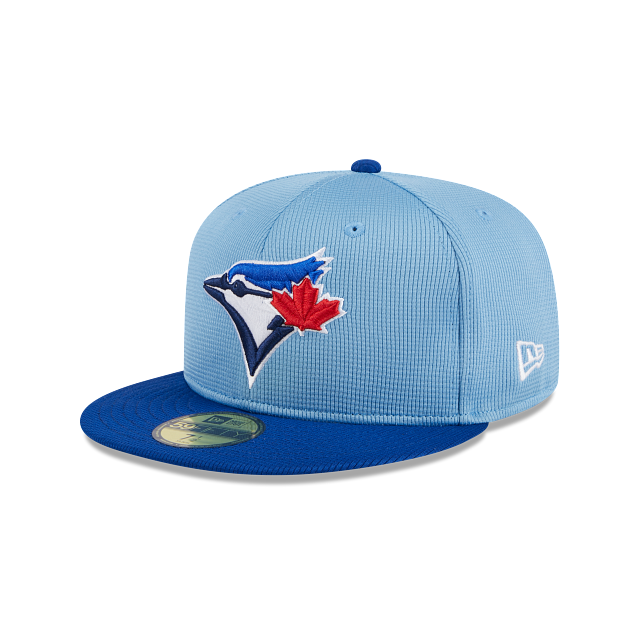 Toronto Blue Jays MLB New Era Men Light Blue 59Fifty Authentic Collection On Field 2024 BP Fitted Hat product image 1,