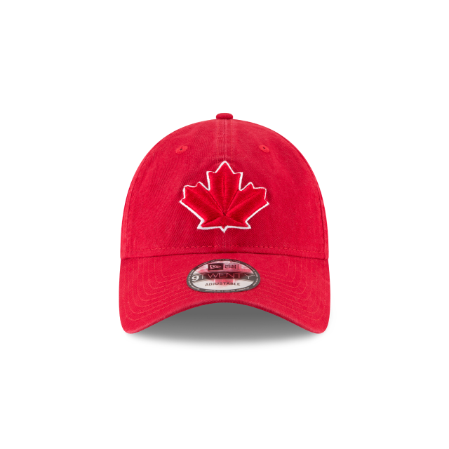 Toronto Blue Jays MLB New Era Men Red 9Twenty Alternate Core Classic Adjustable Hat product image 4, provided for visual