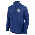 Toronto Maple Leafs NHL Fanatics Branded Men Royal Blue Authentic Pro Rink Training 1/4 Zip Long-sleeve Shirt product image