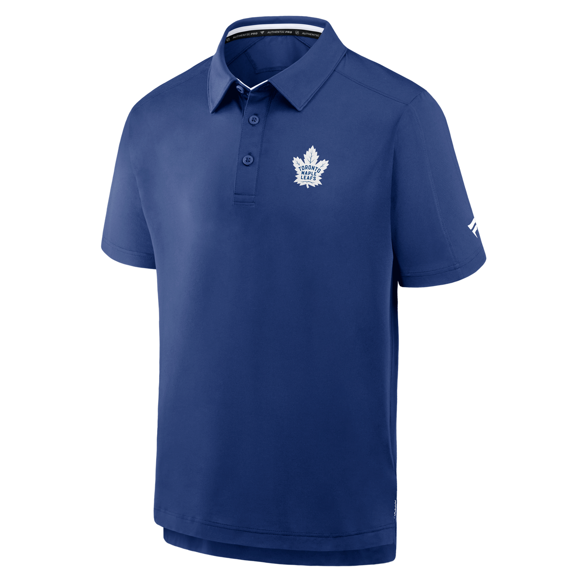 Toronto Maple Leafs NHL Fanatics Branded Men Royal Blue Authentic Pro Polo T-Shirt product image 1, provided for visual