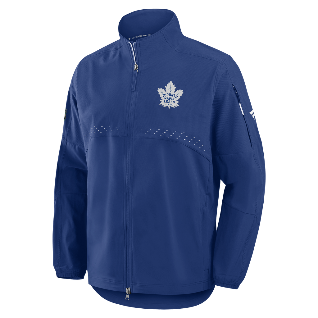 Toronto Maple Leafs NHL Fanatics Branded Men Royal Blue Authentic Pro Rink Coaches Jacket product image 1, provided for
