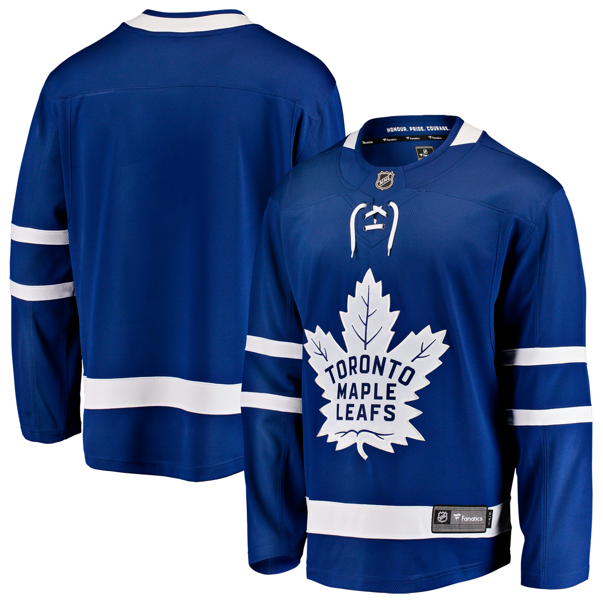 Toronto Maple Leafs NHL Fanatics Branded Men Royal Blue Breakaway Home Jersey product image 3, provided for visual reference