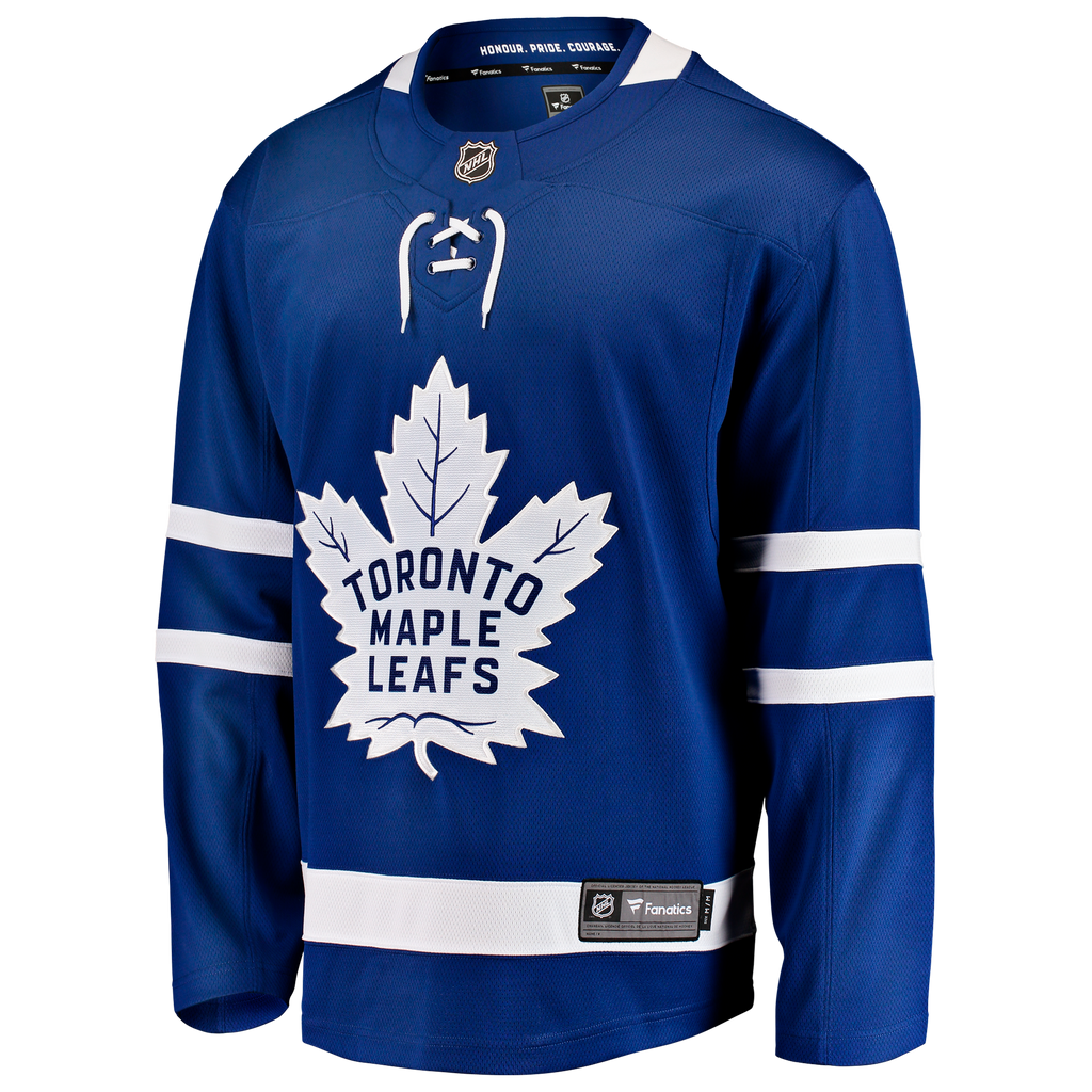 Toronto Maple Leafs NHL Fanatics Branded Men Royal Blue Breakaway Home Jersey product image 1, provided for visual reference