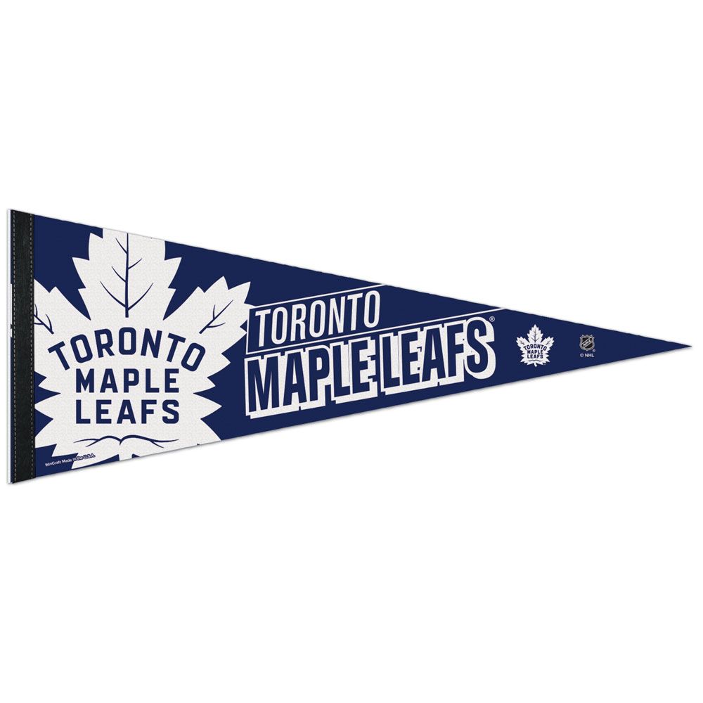 Toronto Maple Leafs NHL WinCraft 12"x30" Premium Pennant product image 1, provided for visual reference and product detail