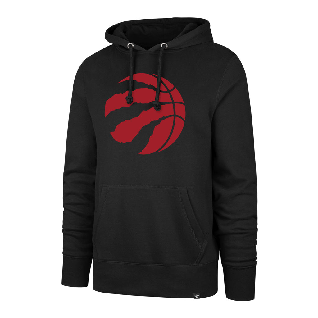 Toronto Raptors NBA 47 Brand Men Black Imprint Headline Pullover Hoodie product image 1, provided for visual reference and