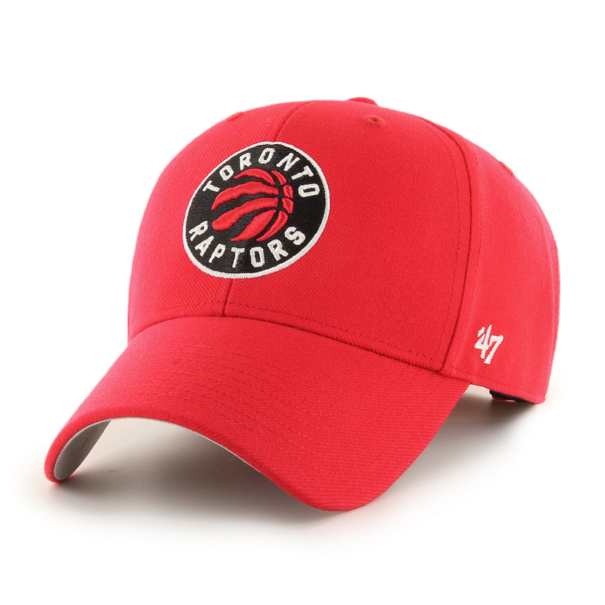 Toronto Raptors NBA 47 Brand Men Red MVP Adjustable Hat product image 1, provided for visual reference and product detail