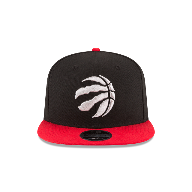 Toronto Raptors NBA New Era Men Black/Red 9Fifty Two Tone Snapback product image 4, provided for visual reference and
