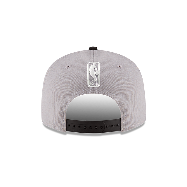 Toronto Raptors NBA New Era Men Grey/Black 9Fifty Two Tone Snapback product image 2, provided for visual reference and