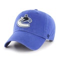 Vancouver Canucks NHL 47 Brand Men Royal Clean Up Adjustable Hat product image 1, provided for visual reference and product