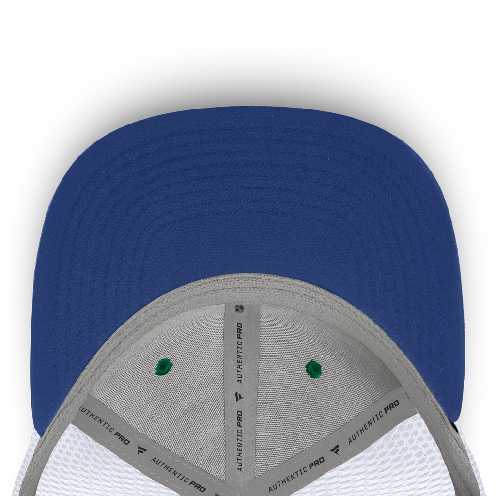 Vancouver Canucks NHL Fanatics Branded Men Green/White Authentic Pro Rink Trucker Snapback product image 5, provided for