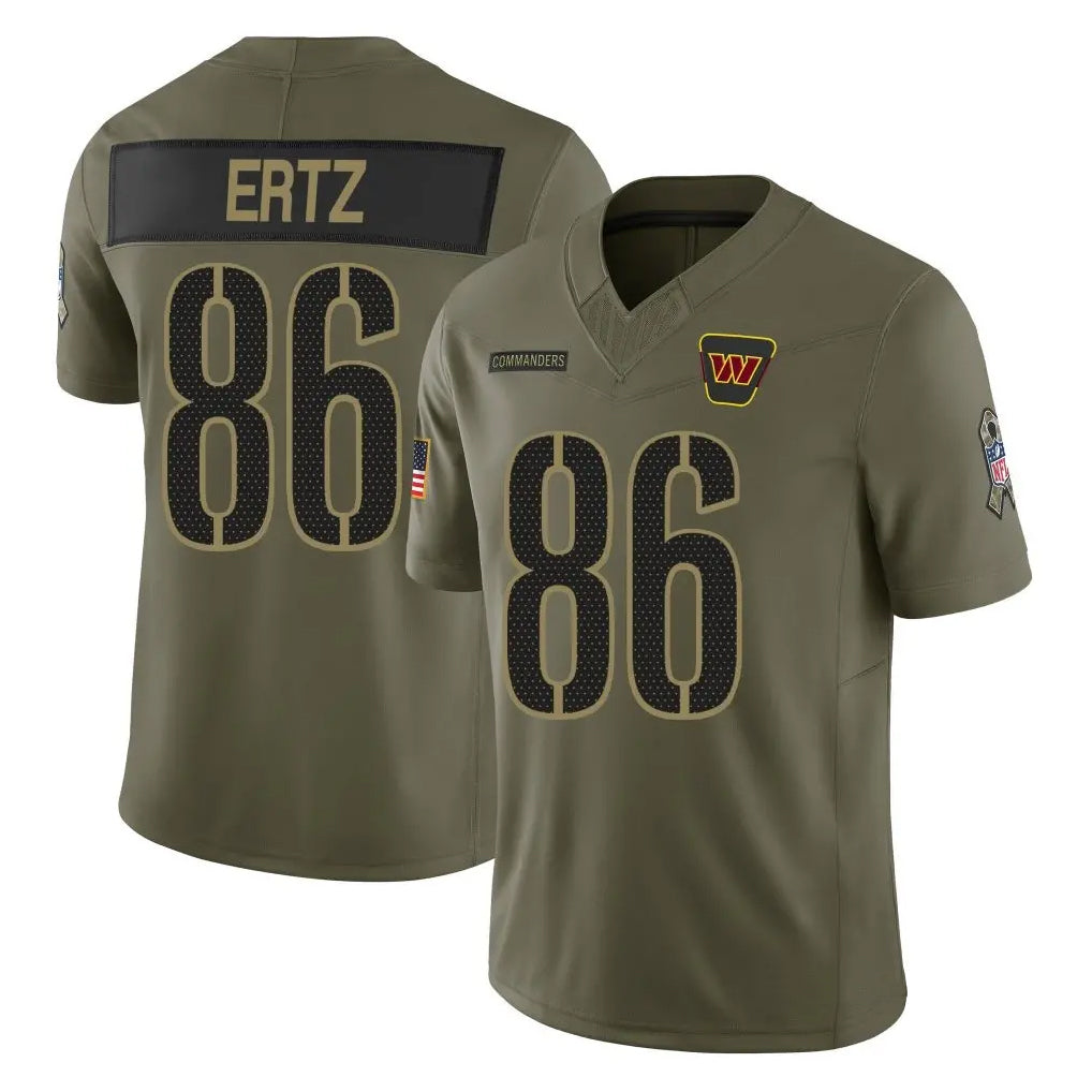 W.Commanders #86 Zach Ertz Player Olive Salute To Service product image 1