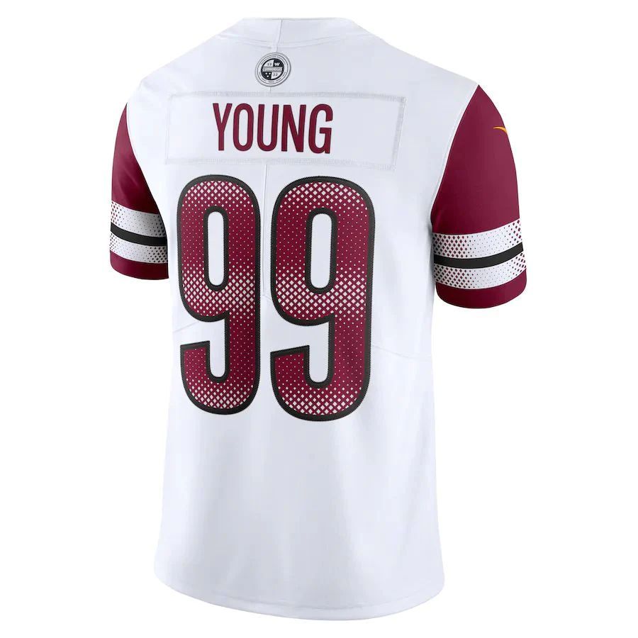 W.Commanders #99 Chase Young White Vapor Limited Jersey product image 1