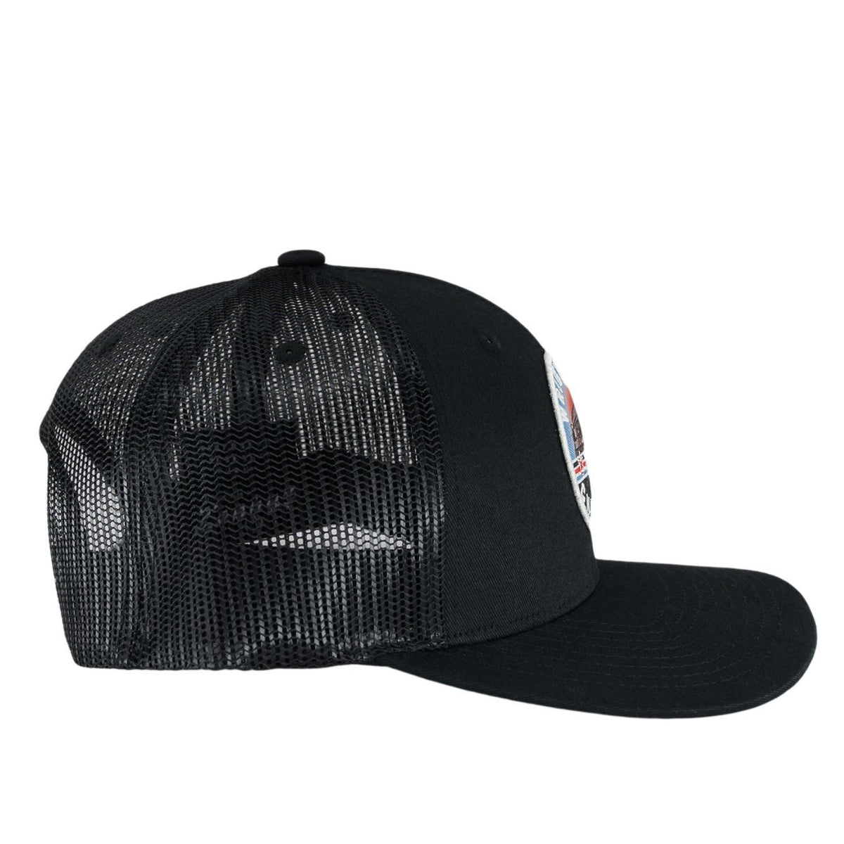 Wrigley Field Black Dakota Trucker Hat product image 4, provided for visual reference and product detail review