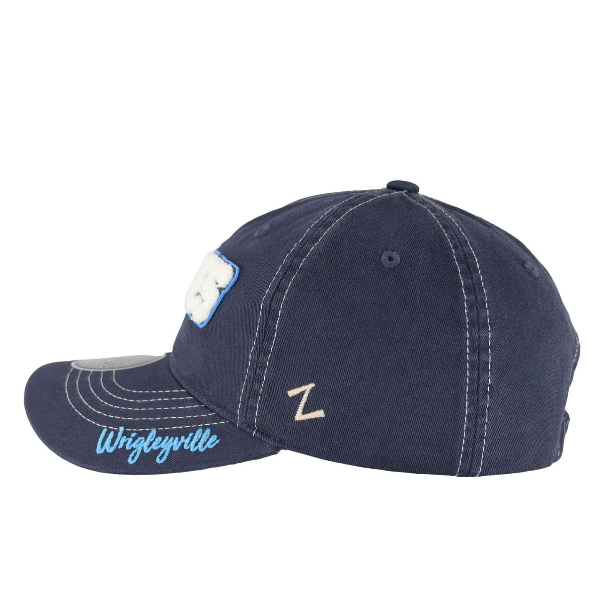 Wrigleyville Cubbies Navy Chino Adjustable Hat product image 5, provided for visual reference and product detail review
