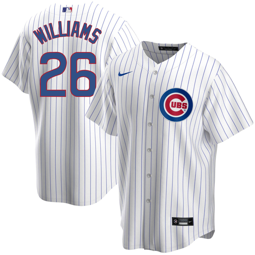 Billy Williams Chicago Cubs Home Pinstripe Men Replica Jersey product image 1, provided for visual reference and product