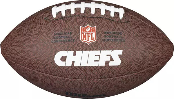 Kansas City Chiefs NFL Wilson Official Recreational Premium Composite Football product image 2, provided for visual