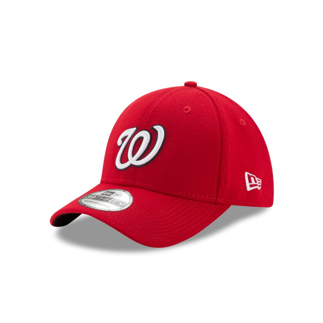 Washington Nationals MLB New Era Men Red 39Thirty Team Classic Stretch Fit Hat product image 1, provided for visual