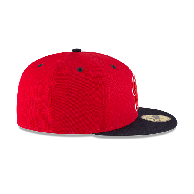 Washington Nationals MLB New Era Men Red/Navy 59Fifty Authentic Collection On Field Fitted Hat product image 4, provided for