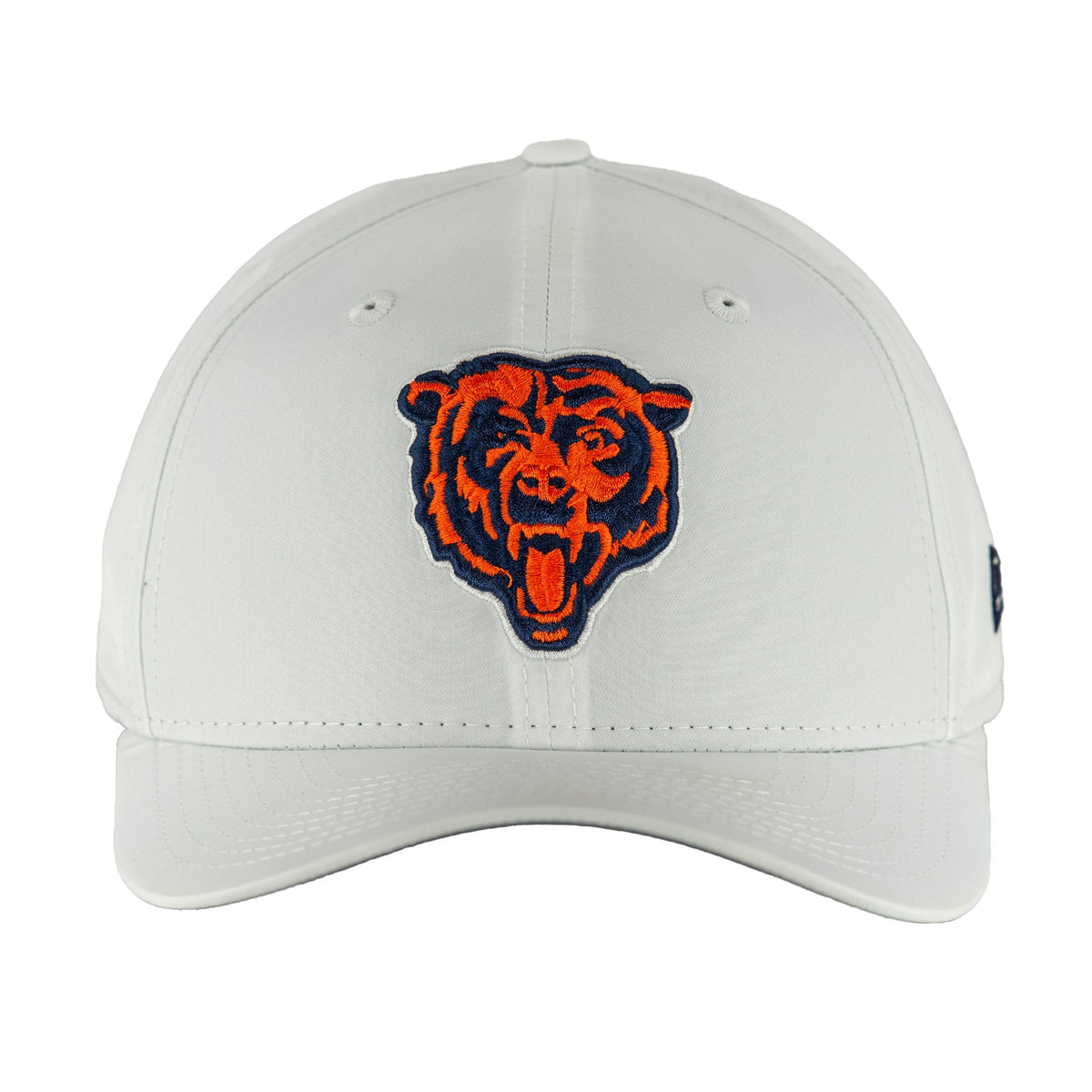 Chicago Bears White New Era 9SEVENTY Stretch-Snap Adjustable Hat product image 2, provided for visual reference and product