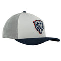 Chicago Bears White/Navy New Era 9SEVENTY Stretch-Snapback Hat product image 1, provided for visual reference and product