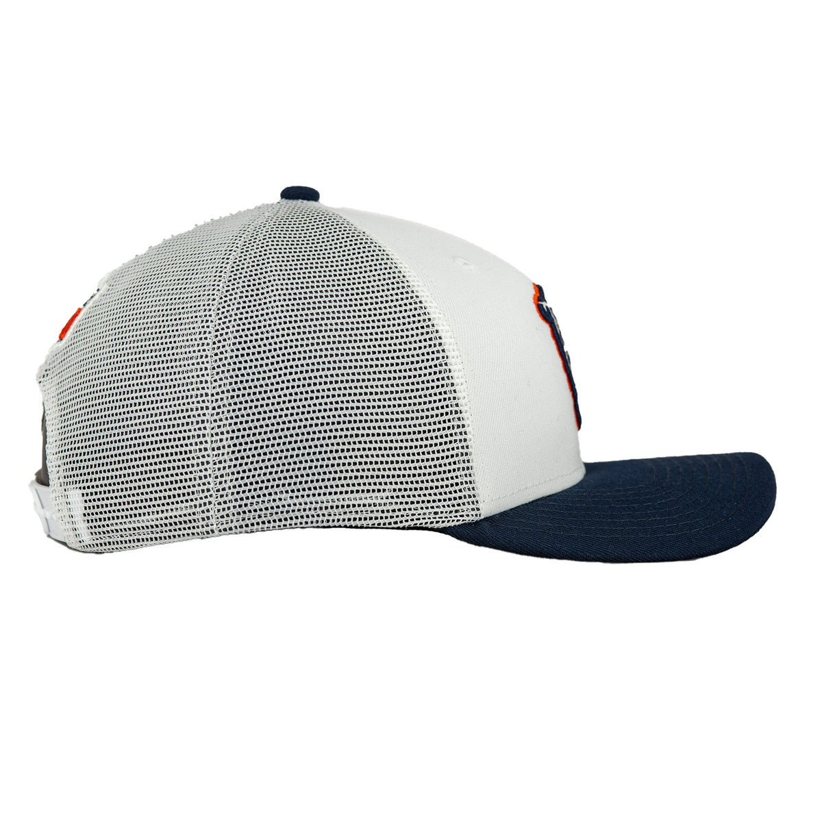 Chicago Bears White/Navy New Era 9SEVENTY Stretch-Snapback Hat product image 4, provided for visual reference and product