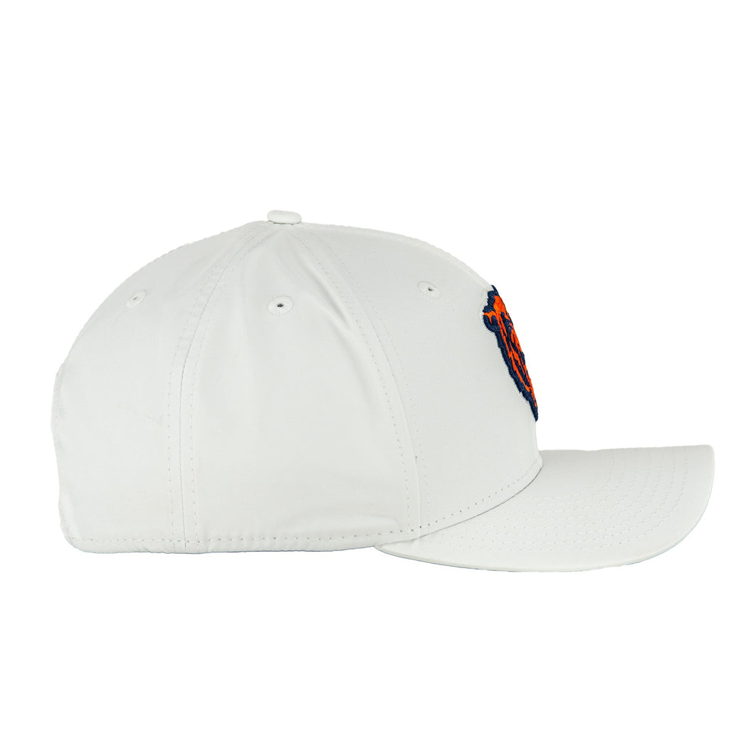 Chicago Bears White New Era 9SEVENTY Stretch-Snap Adjustable Hat product image 4, provided for visual reference and product