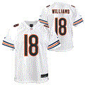 Caleb Williams Chicago Bears Youth White Road Game Jersey product image 1, provided for visual reference and product detail