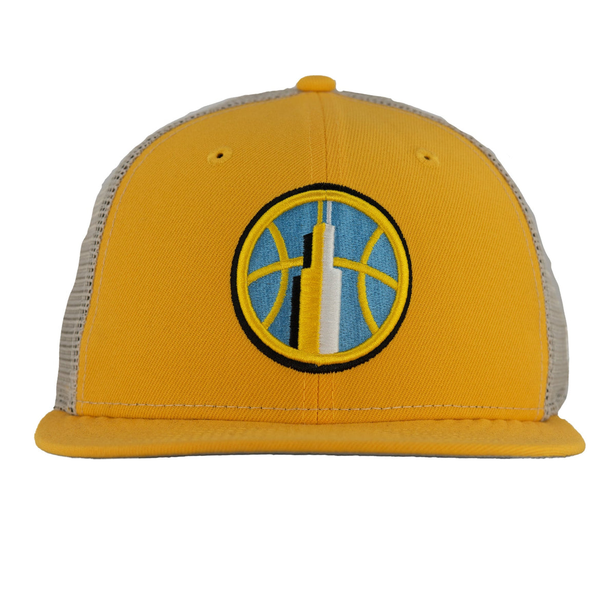 Chicago Sky Gold/Stone Classic New Era 9FIFTY Game Day Mesh Snapback Hat product image 2, provided for visual reference and