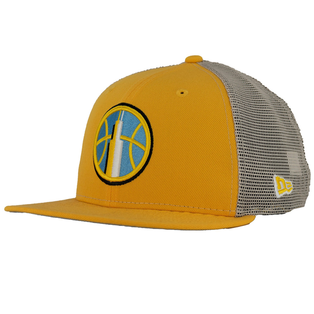 Chicago Sky Gold/Stone Classic New Era 9FIFTY Game Day Mesh Snapback Hat product image 3, provided for visual reference and